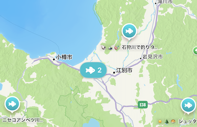 マップのクラスタをタップできるようにした